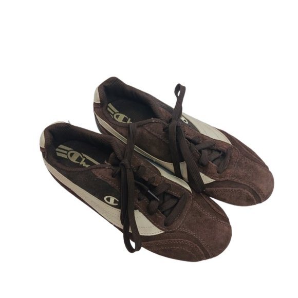 Champion Shoes - Champion Brown Suede Sneakers Womens Casual Athleisure Size 7.5 Leather